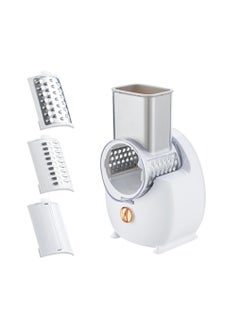 Electric Cheese Grater, Electric Slicer Shredder Electric Salad Maker for Fruits, Vegetables, Cheese,With 3 different Blade