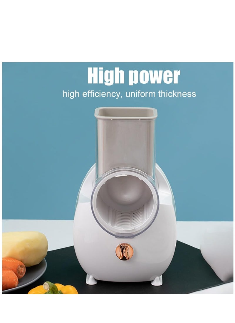 Arabest - Electric Cheese Grater, Electric Slicer Shredder Electric Salad Maker for Fruits, Vegetables, Cheese,With 3 different Blade - Image 1