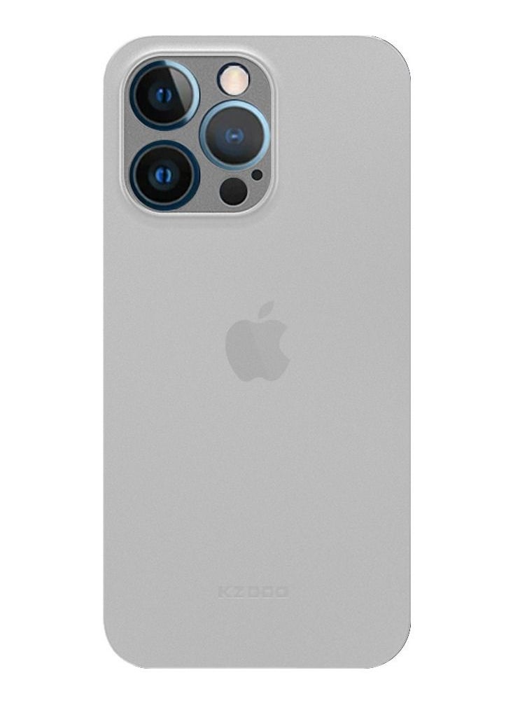 KZDOO - iPhone 14 Pro Max Case Air Skin Series Ultra Slim Frosted Anti Slip Back Cover Full Coverage Camera Lens Protection 6.7 inch Clear - Image 1