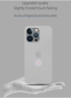 KZDOO iPhone 14 Pro Max Case Air Skin Series Ultra Slim Frosted Anti Slip Back Cover Full Coverage Camera Lens Protection 6.7 inch Clear  - Image 5