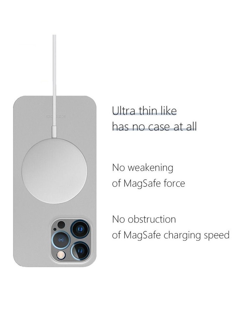 KZDOO - iPhone 14 Pro Max Case Air Skin Series Ultra Slim Frosted Anti Slip Back Cover Full Coverage Camera Lens Protection 6.7 inch Clear - Image 1
