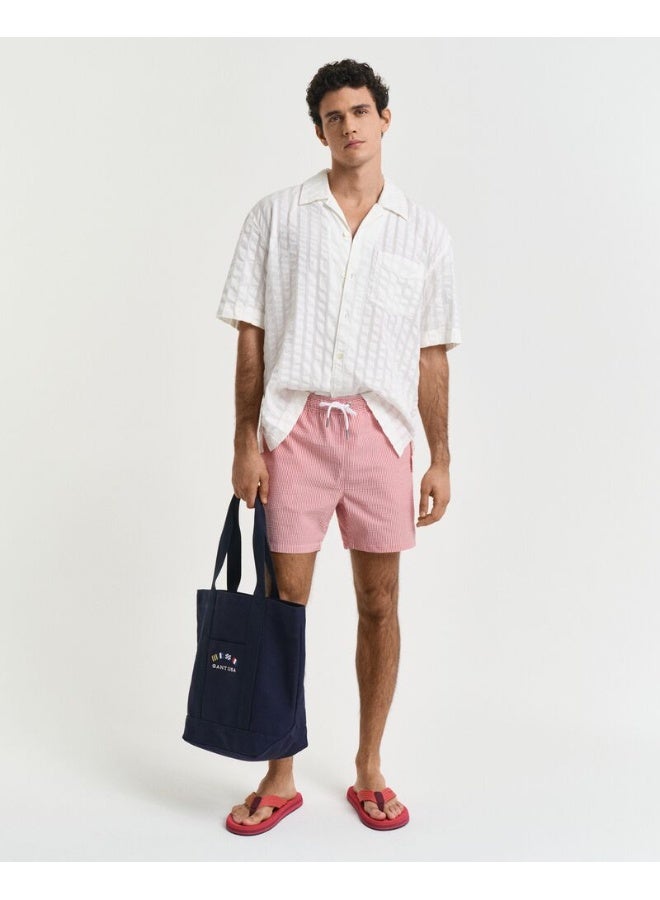 Gant Seersucker Swim Shorts - Image 1