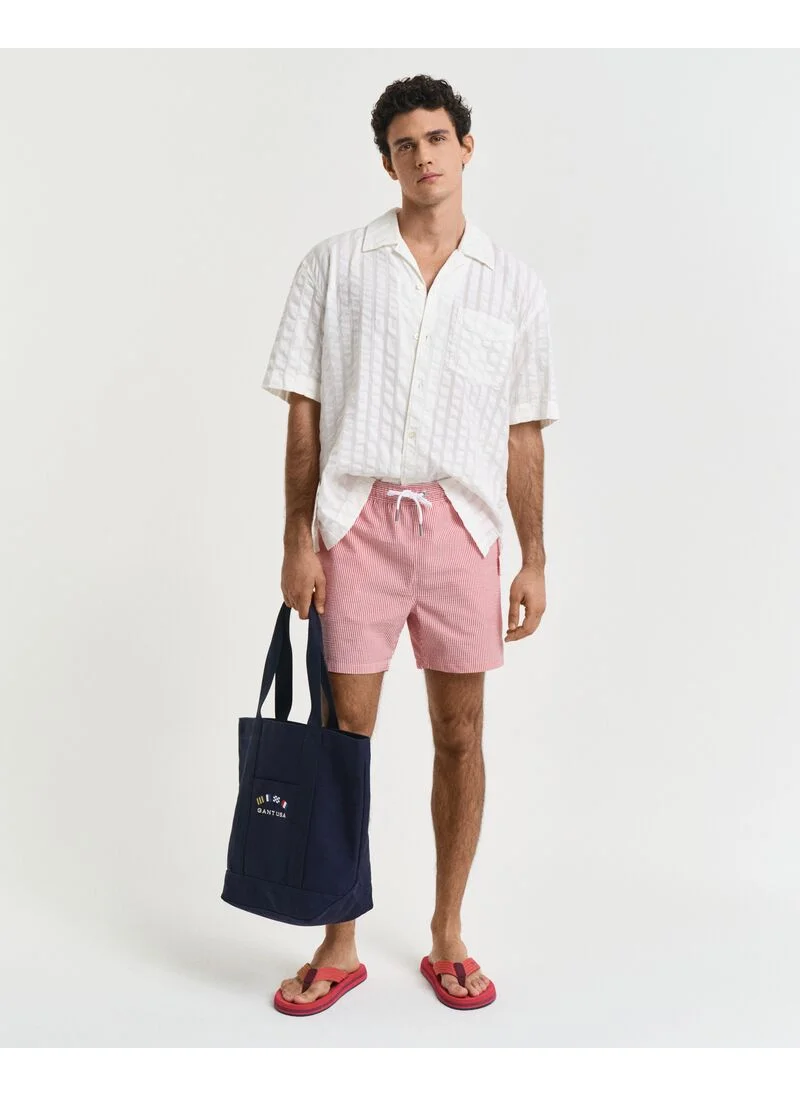 غانت Gant Seersucker Swim Shorts