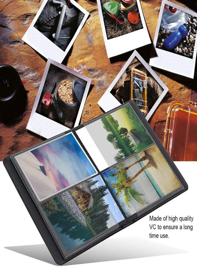 Zerodis Mini Photo Album Case for FUJIFILM 7s/8/25/50s/90 64 Pockets Storage 3 Inch Blue Instant Camera Pictures Travel Record Wedding Birthday Anniversary - Image 5