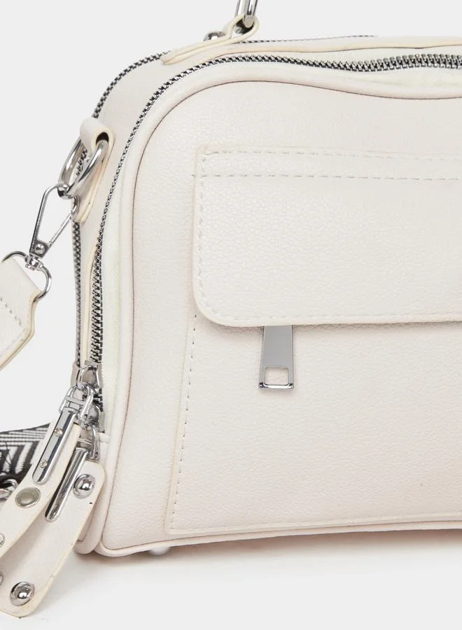Take Two Take Two Solid Handbag with Adjustable Strap