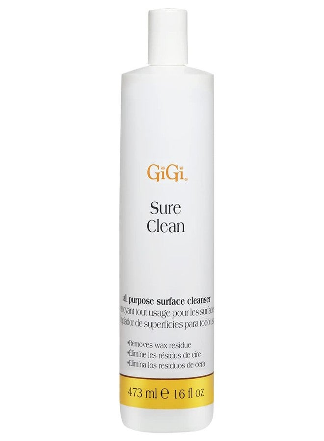 GIGI Sure Clean Wax Residue Remover, All-Purpose Surface Cleaner for Warmers, Salon & Spa Equipment, Removes Build-Up, 16 fl oz - Image 1