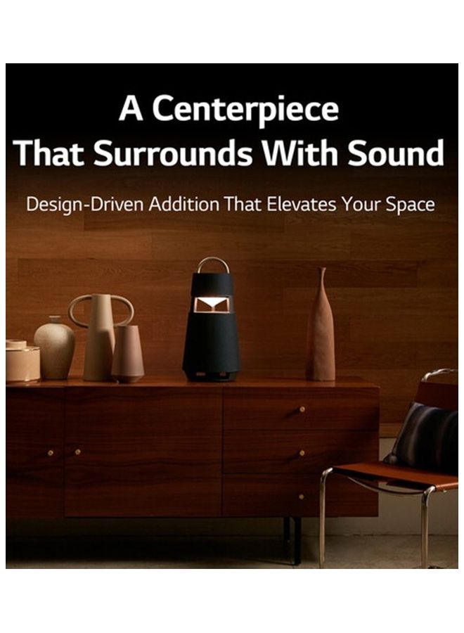 LG XBOOM RP4G Omnidirectional Portable Bluetooth Speaker Black - Image 4