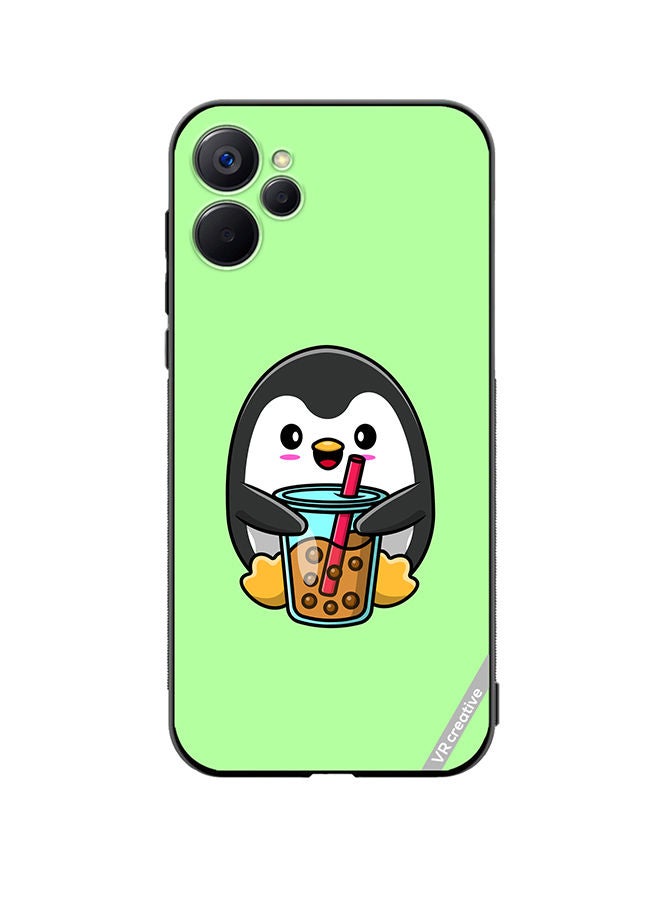 VR CREATIVE Protective Case Cover For Realme 9i 5G Penguine Cola Design Multicolour - Image 1