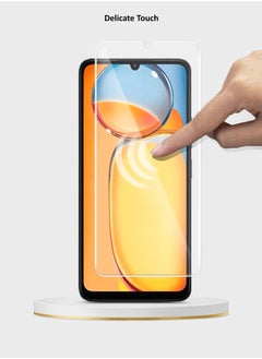 Wtech Xiaomi Redmi 13C 4G / 5G 2023 / Xiaomi Poco C65 4G 2023 Premium Series Curved Edges 9H 2.5D Tempered Glass Screen Protector (MSG9CN) - Clear  - Image 5