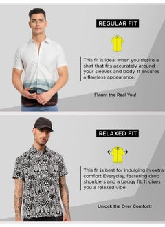 Beyoung Half Sleeve Leafy Mirage Hawaiian Shirt for Men Multicolour  - Image 2