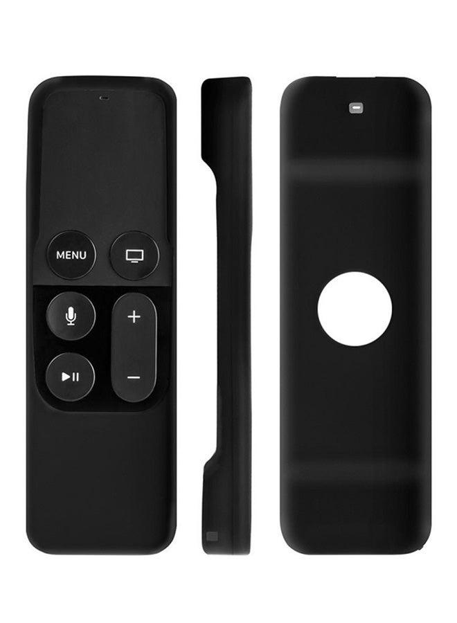 Voberry Remote Controller Cover For Apple 4th Gen Series TV Black