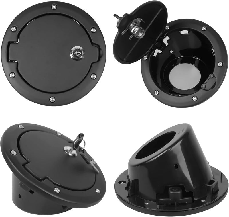 Phamyor Locking Gas Cap Cover for Jeep Wrangler - Image 3