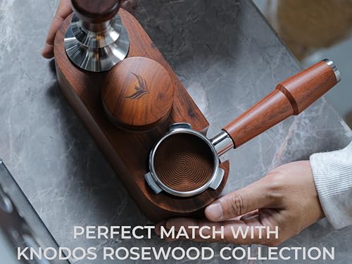 KNODOS 54mm Espresso Distribution Tool Rosewood Adjustable Stainless Steel Coffee Distributor Leveler Compatible with Breville Espresso Machine Accessories - Image 5