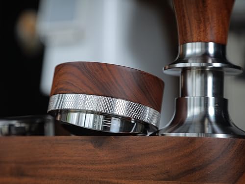 KNODOS 54mm Espresso Distribution Tool Rosewood Adjustable Stainless Steel Coffee Distributor Leveler Compatible with Breville Espresso Machine Accessories - Image 2