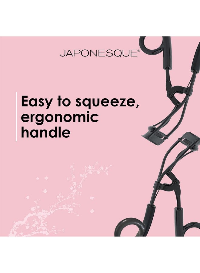 Japonesque Midnight Lash Curler With Natural Arch For Sweeping Volume On Natural Or False Lashes, Holds Curl For Up To 8 Hours, Includes 1 Refill Pad - Image 4