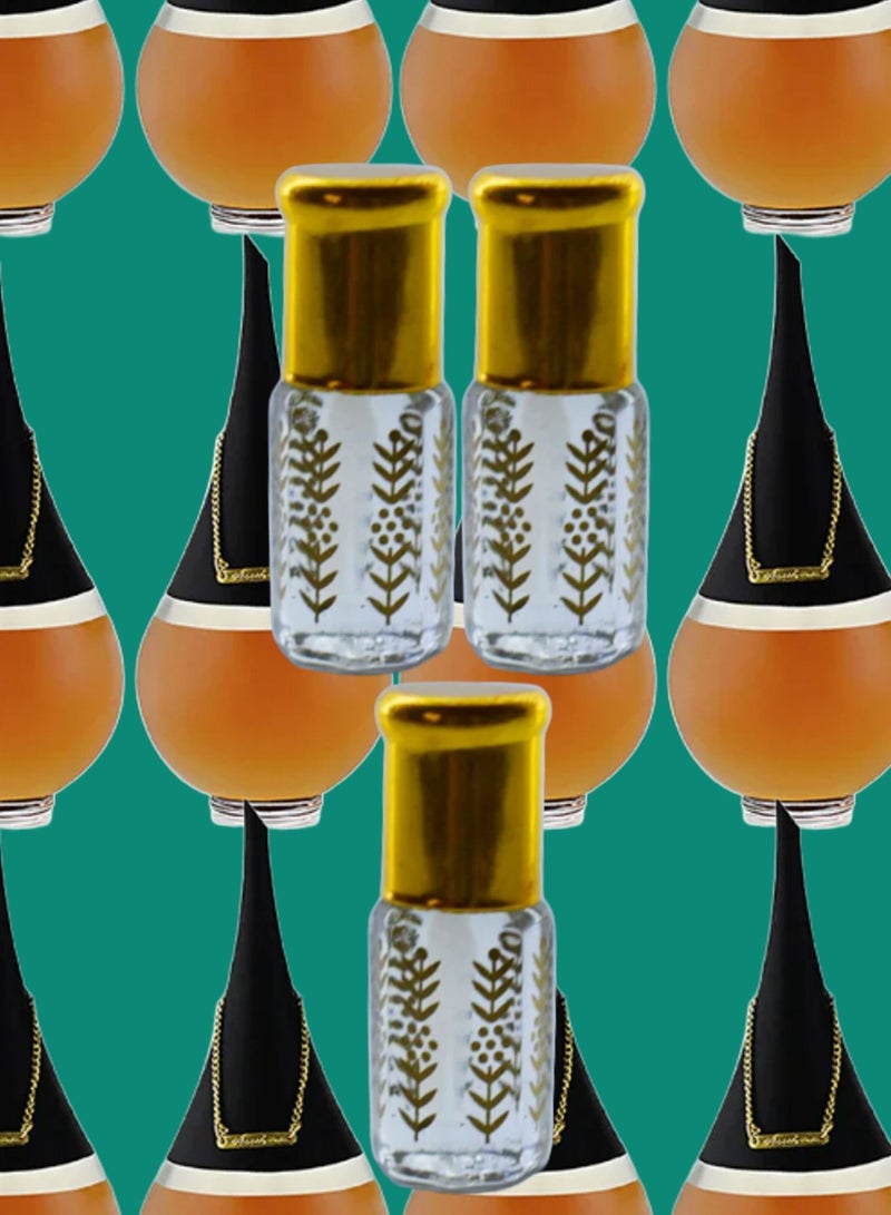 3 قطع زيت عطري باندورا نسائي الشفاف الأصلي 3مل