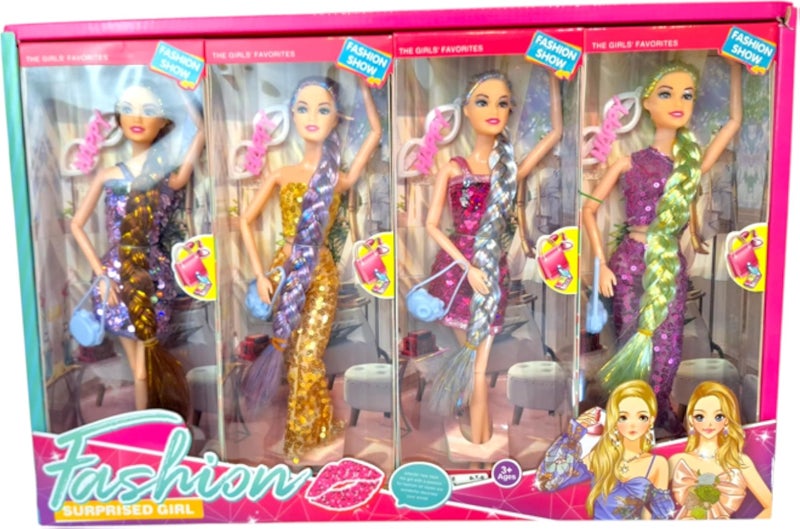 3 اي دمية فريدة للبنات، قطعة واحدة - من gtgtoys