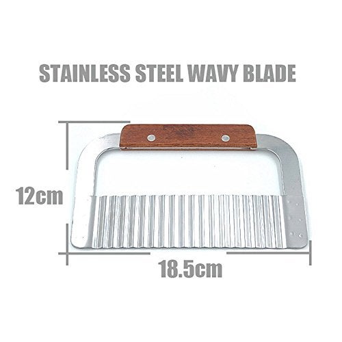 Peicees 2pcs Stainless Steel Wavy & Straight Soap Mold Loaf Cake Cutter Cutting Tools set - Image 4