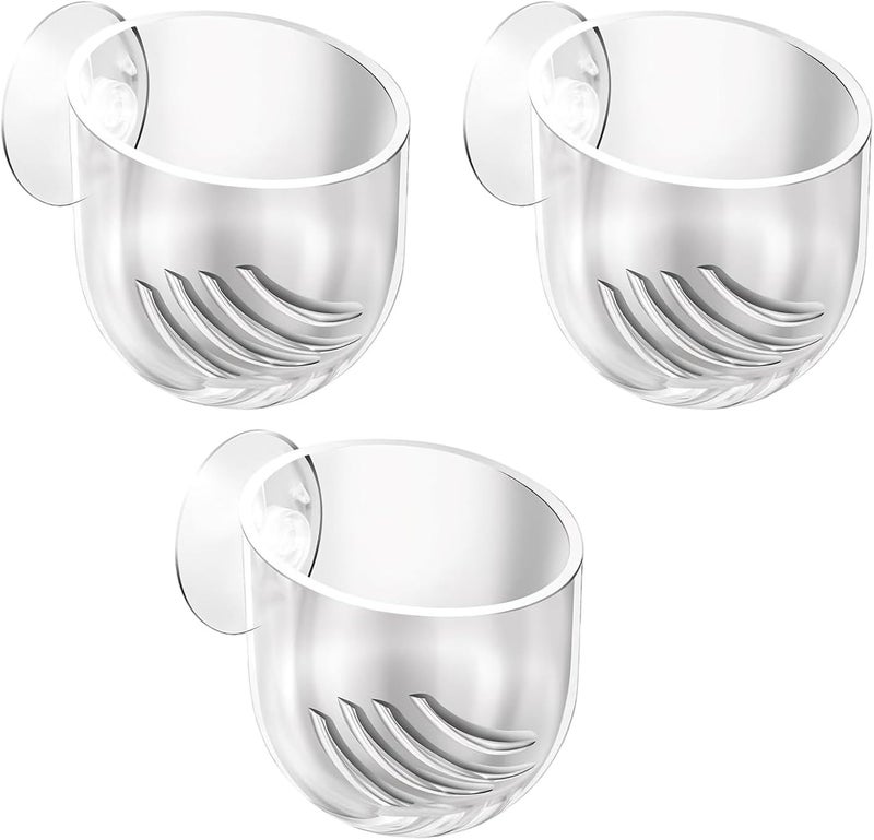 3PCS Transparents Plant Pots with Strong Suction Cups Aquariums Decoration Plant Cup Home Aquariums Aquascapes Fish Tanks Decoration Cup - Image 4