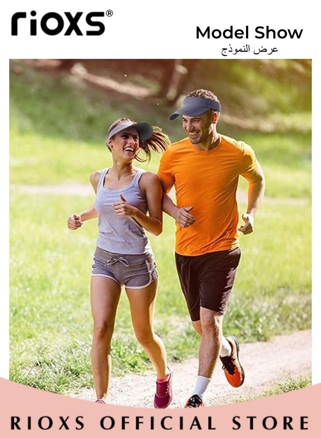 Sport Sun Visor Hats,3 Pcs Sunshade Hat For Men And Women,Adjustable Empty Top Baseball Cap,Unisex Cotton Ball Caps,Breathable Outdoor Cap For Running Jogging Golf Tennis Leisure Tourism