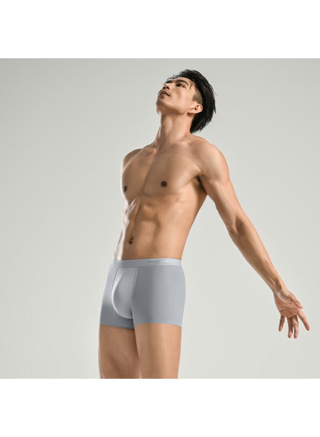 Skechers Men's 7a Antibacterial Seamless Breathable Boxer Briefs Summer Cooling Casual Antibacterial Sports Trunks