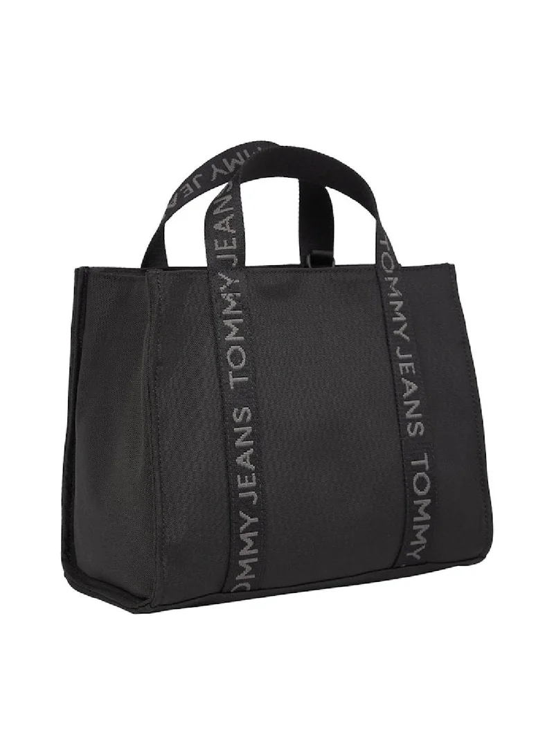 TOMMY JEANS Women's Essential Daily Mini Tote Bag - Polyester, Black