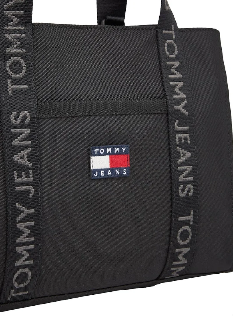 TOMMY JEANS Women's Essential Daily Mini Tote Bag - Polyester, Black