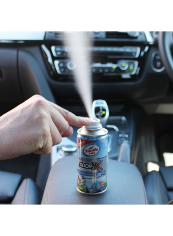Turtle wax Odor-X Whole Car Blast Odor Eliminator | Sweet Berry Scent | Eliminates Smoke, Pet, Food & Musty Odors | One-Time Interior Treatment | 100ml - Image 4