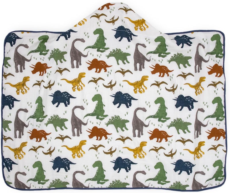 Little Unicorn Dino Friends Hooded Towel - Image 4
