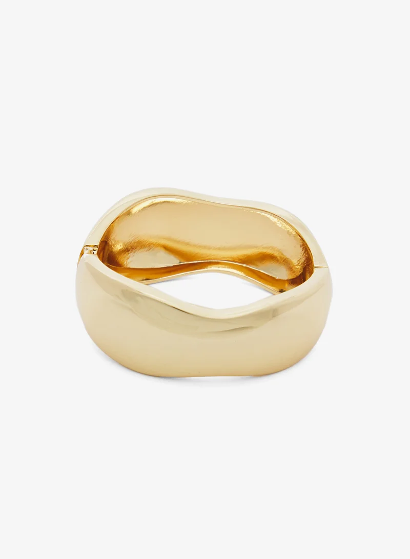 جينجر 2PK Metallic Golden Bangle