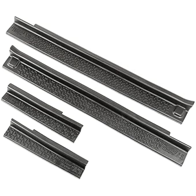 1121621 All Terrain Entry Guard Kit 0718 Jeep Wrangler Jku Black
