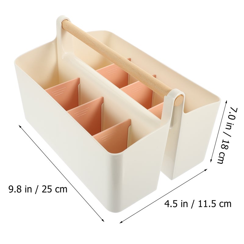 Desk Stationary Organiser, Multi-grid Design for Tidy Workspace, Smooth Arc Corners - Image 2