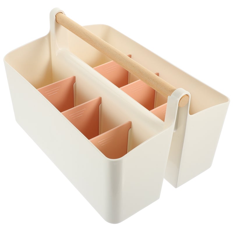 Desk Stationary Organiser, Multi-grid Design for Tidy Workspace, Smooth Arc Corners - Image 1