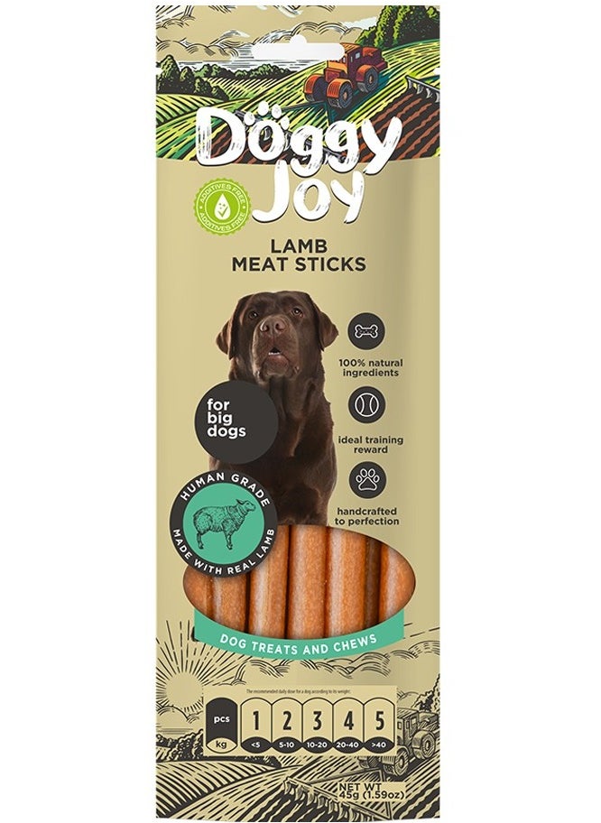 DOGGY JOY Lamb Meat Sticks Dog Treats 45g 