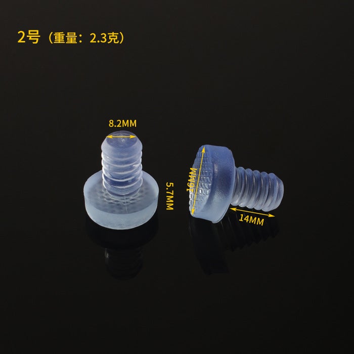 Rubber Door Bumper, Shock-Proof Pad, Anti-Collision Rubber Plug Card Plug 5Mm Hole Wear-Resistant Anti-Slip Furniture - Image 1