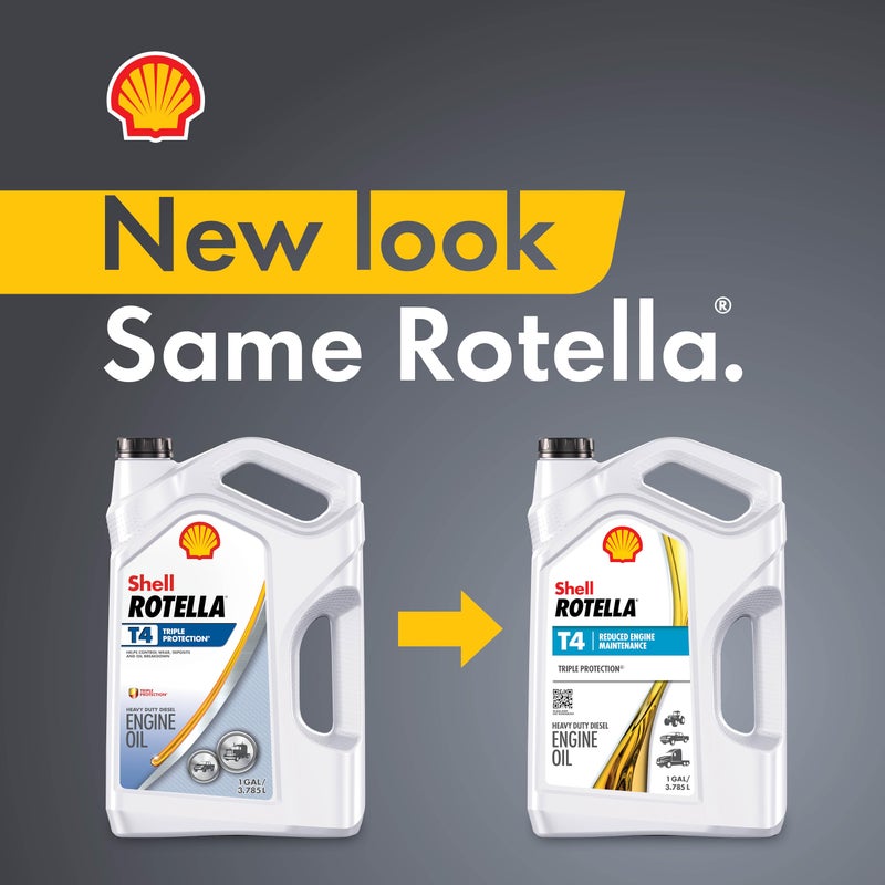 Shell Rotella T4 Triple Protection 15W-40 Diesel Engine Oil, 1 Gallon (3 Pack) - Image 4