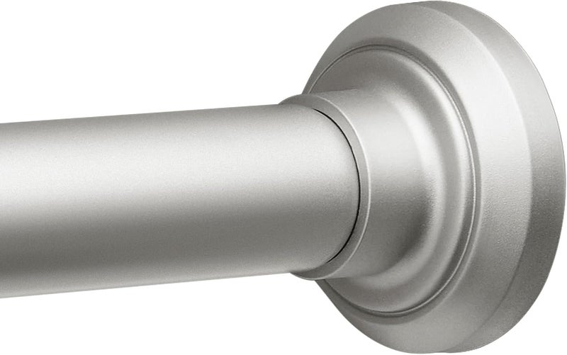 ENJOYBASICS Shower Curtain Rod 30 to 76 Inches, Stainless Steel Adjustable Spring Tension Rods No Drill for Bathroom, Closet, Window, Room Divider, Never Rust, Non Slip, Nickel - Image 1