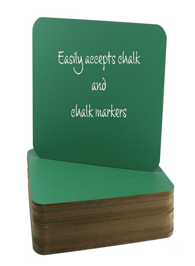 Flipside Products 9.5" x 12" Green Chalkboards, Classroom Set, Student Drawing, Small School Chalkboard, Menu Board, Pack of 24 - Image 4