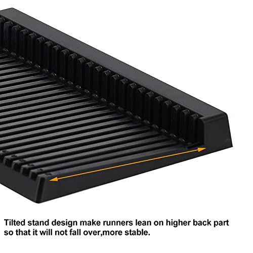 Yocoolfun Model Pieces Shelves for Gundam,Holder Stand Organizer Rack for Gundam Model Action Figures DIY Model Making Accessories,Plastic Tool Storage Container for Gundam Hobby Model Making Parts,Black - Image 4