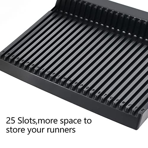 Yocoolfun Model Pieces Shelves for Gundam,Holder Stand Organizer Rack for Gundam Model Action Figures DIY Model Making Accessories,Plastic Tool Storage Container for Gundam Hobby Model Making Parts,Black - Image 3
