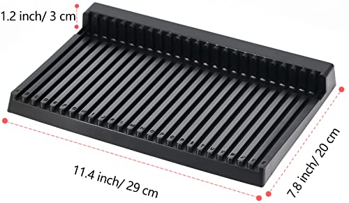 Yocoolfun Model Pieces Shelves for Gundam,Holder Stand Organizer Rack for Gundam Model Action Figures DIY Model Making Accessories,Plastic Tool Storage Container for Gundam Hobby Model Making Parts,Black - Image 5