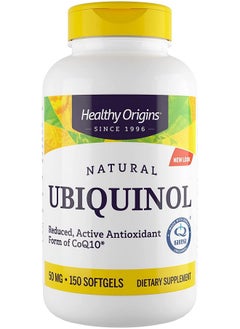 Healthy Origins Ubiquinol 50 Mg (Kaneka Qh Non Gmo Gluten Free Heart Support Energy Support) 150 Softgels  - Image 1