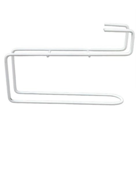 Paper towel roll holder for cabinet and shelf made of metal with anti-rust paint (color may vary)
