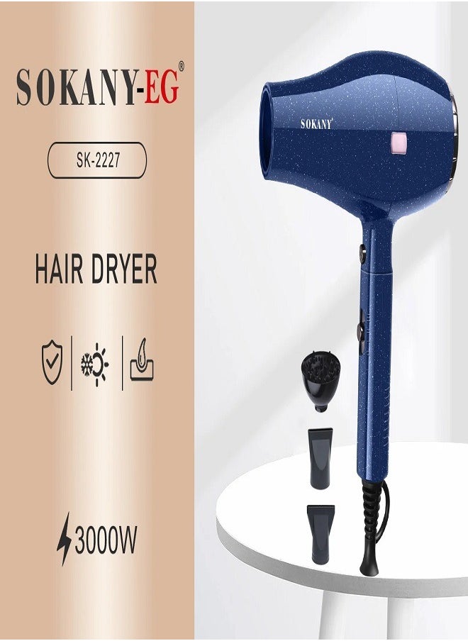 SK-2227 Hair Dryer 2 Speeds And 2 Heating 3000W - pzsku/Z24D171DE3B4AA1049FBDZ/45/_/1733228836/3e86ffe4-f69d-475c-a6a5-e54563a021ca