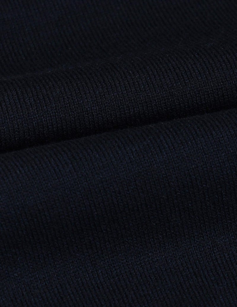 Arrow Mens Blue Solid V-Neck Long Sleeve CasualCotton RegularFit Sweater (ARAISW4022_Blue_S) - Image 2