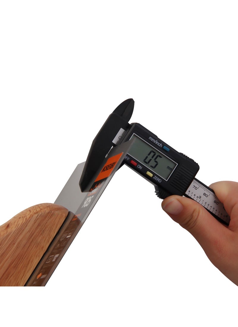 KSEIBI Two-Handed Plastering Trowel with Teeth, 14x50cm, Made of Carbon Steel with Wood Handle, Notched Tiling Trowel Perfect for Concrete Tile Work, Drywall, Wall Comb, Grout Spreading Tools.  - Image 4
