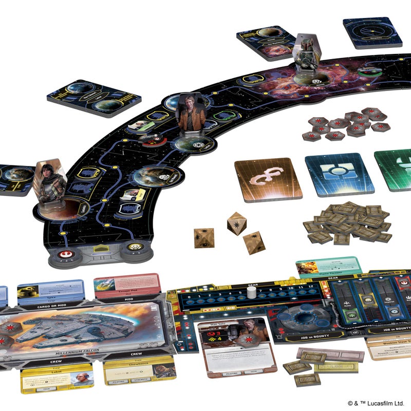 Asmodee Star Wars Outer Rim Board Game - Strategy Game, Fun Family Adventure for Kids & Adults, Ages 14+, 1-4 Players, 3-4 Hour Playtime - Image 2