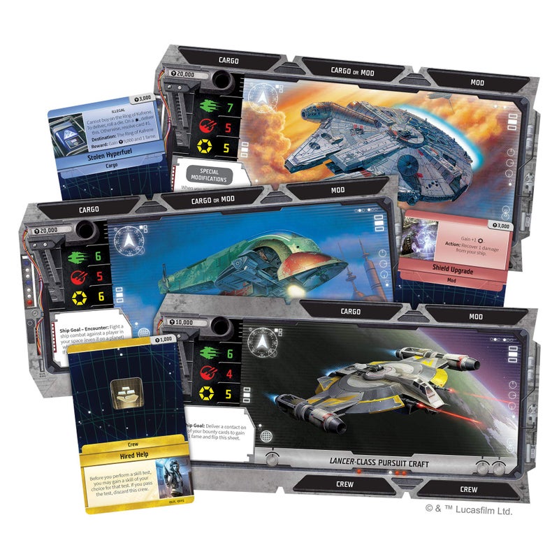 Asmodee Star Wars Outer Rim Board Game - Strategy Game, Fun Family Adventure for Kids & Adults, Ages 14+, 1-4 Players, 3-4 Hour Playtime - Image 5