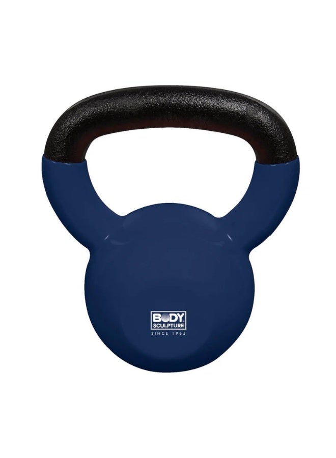 بودي سكلبتشر كيتل بيل من النيوبرين، وزن 20 كجم - كيتل بيل مطلي بطبقة مانعة للانزلاق لتدريب القوة، وتمارين الجسم الكاملة، وصالة الألعاب الرياضية المنزلية