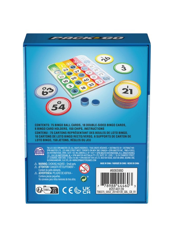 Spin Master Games لعبة بينغو باك آند غو من سبين ماستر للألعاب الخارجية ألعاب الأطفال ألعاب الفناء رقائق بينغو قوس قزح المحمولة للألعاب للبالغين والأطفال من عمر 8 سنوات وما فوق - Image 4